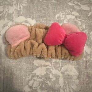 Pink Bear‎ Spa Headband